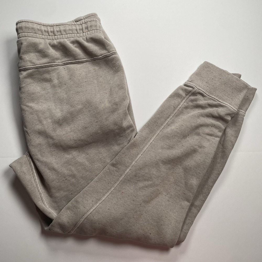 Nike Club Men's Small Drawstring Fleece‎ Joggers Driftwood Speckled DQ4665-040